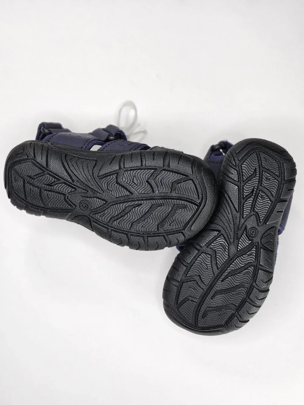 Circo blue and orange kids sandal with strap closures - size 6